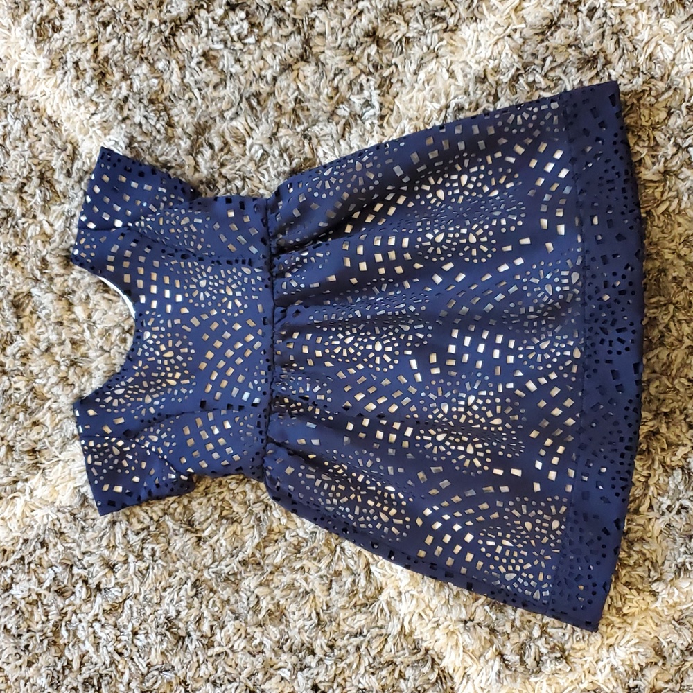 Baby CZ Cutout Dress